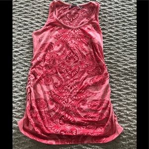 Athleta burn-out tank top, Size S